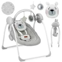 Leagan pentru bebelusi MoMi Liss Bear Pink