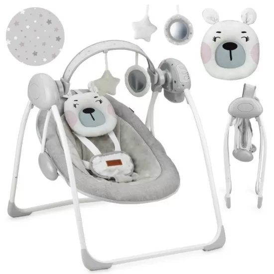 Leagan pentru bebelusi MoMi Liss Bear Pink Leagan pentru bebelusi MoMi Liss Bear Pink