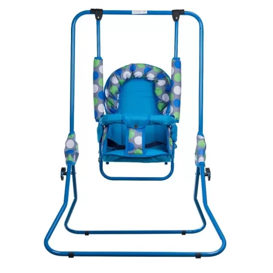 Leagan pentru copii Top Kids cu spatar reglabil Blue Dots Leagan pentru copii Top Kids cu spatar reglabil Blue Dots