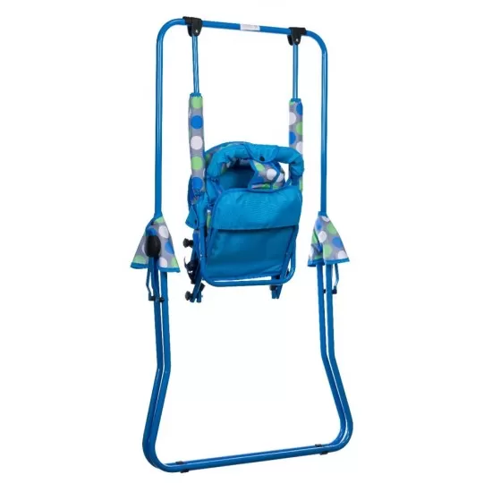 Leagan pentru copii Top Kids cu spatar reglabil Blue Dots Leagan pentru copii Top Kids cu spatar reglabil Blue Dots