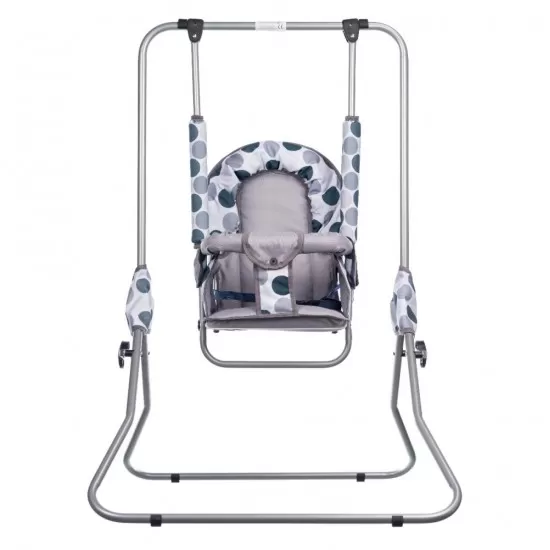 Leagan pentru copii Top Kids cu spatar reglabil Grey Dots Leagan pentru copii Top Kids cu spatar reglabil Grey Dots