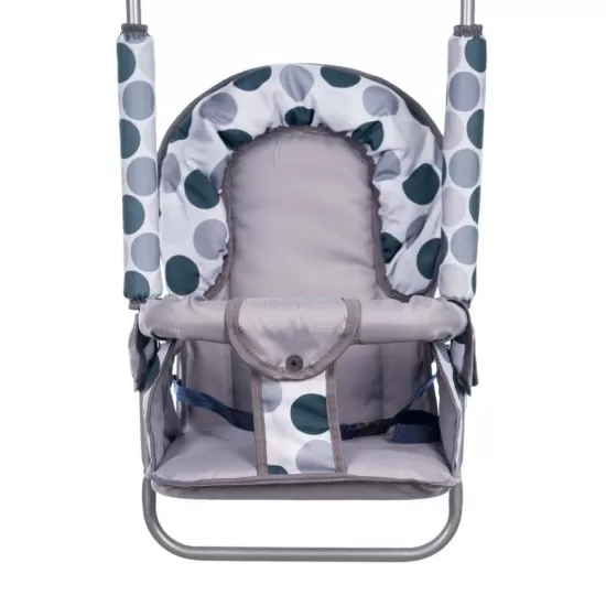 Leagan pentru copii Top Kids cu spatar reglabil Grey Dots Leagan pentru copii Top Kids cu spatar reglabil Grey Dots