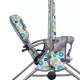 Leagan pentru copii Top Kids cu spatar reglabil Grey Flowers Leagan pentru copii Top Kids cu spatar reglabil Grey Flowers