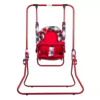 Leagan pentru copii Top Kids cu spatar reglabil Red Dots
