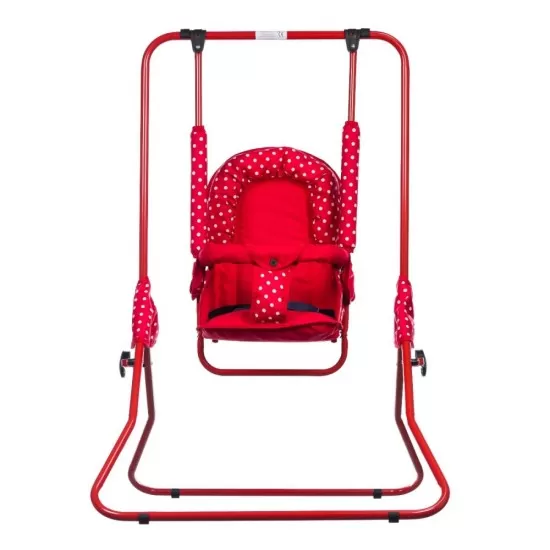 Leagan pentru copii Top Kids cu spatar reglabil Red Mini Leagan pentru copii Top Kids cu spatar reglabil Red Mini