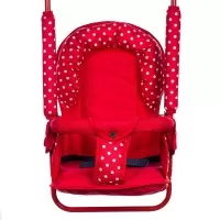Leagan pentru copii Top Kids cu spatar reglabil Red Mini