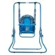 Leagan pentru copii Top Kids cu spatar reglabil si bara detasabila Blue Hearts Leagan pentru copii Top Kids cu spatar reglabil si bara detasabila Blue Hearts