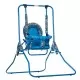 Leagan pentru copii Top Kids cu spatar reglabil si bara detasabila Blue Hearts Leagan pentru copii Top Kids cu spatar reglabil si bara detasabila Blue Hearts