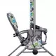 Leagan pentru copii Top Kids cu spatar reglabil si bara detasabila Grey Flowers Leagan pentru copii Top Kids cu spatar reglabil si bara detasabila Grey Flowers