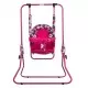 Leagan pentru copii Top Kids cu spatar reglabil si bara detasabila Pink Flowers Leagan pentru copii Top Kids cu spatar reglabil si bara detasabila Pink Flowers
