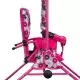 Leagan pentru copii Top Kids cu spatar reglabil si bara detasabila Pink Flowers Leagan pentru copii Top Kids cu spatar reglabil si bara detasabila Pink Flowers
