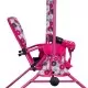 Leagan pentru copii Top Kids cu spatar reglabil si bara detasabila Pink Flowers Leagan pentru copii Top Kids cu spatar reglabil si bara detasabila Pink Flowers