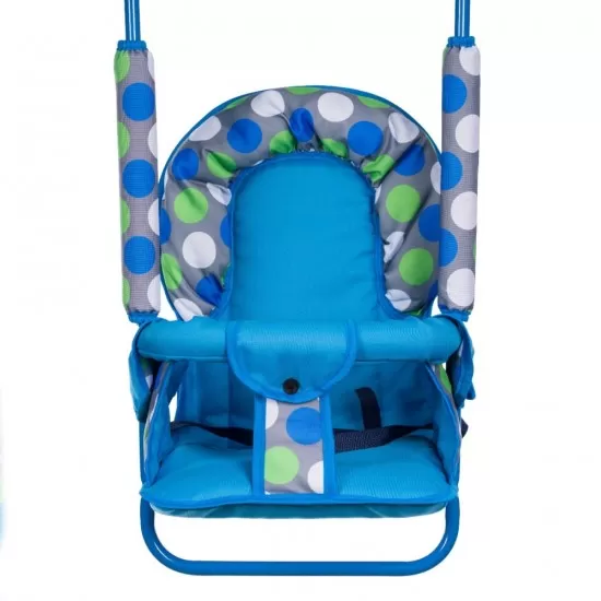Leagan pentru copii Top Kids pentru interior si exterior Blue Dots Leagan pentru copii Top Kids pentru interior si exterior Blue Dots