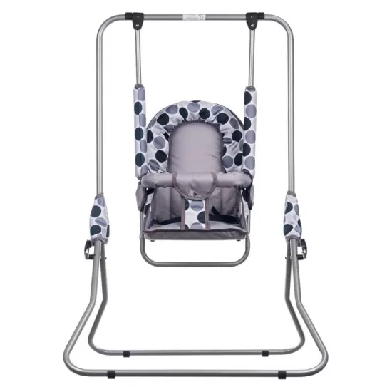Leagan pentru copii Top Kids pentru interior si exterior Grey Dots Leagan pentru copii Top Kids pentru interior si exterior Grey Dots