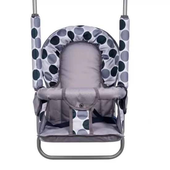 Leagan pentru copii Top Kids pentru interior si exterior Grey Dots Leagan pentru copii Top Kids pentru interior si exterior Grey Dots