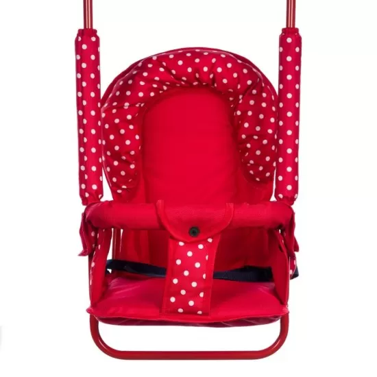 Leagan pentru copii Top Kids pentru interior si exterior Red Mini Leagan pentru copii Top Kids pentru interior si exterior Red Mini