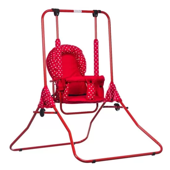 Leagan pentru copii Top Kids pentru interior si exterior Red Mini Leagan pentru copii Top Kids pentru interior si exterior Red Mini