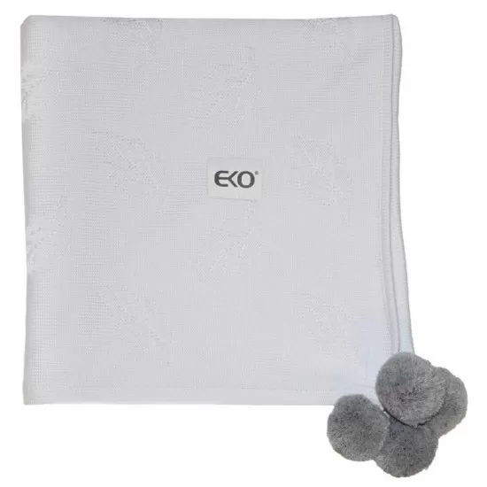 Paturica din bambus Eko 80x80 cm White Paturica din bambus Eko 80x80 cm White