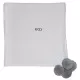 Paturica din bambus Eko 80x80 cm White Paturica din bambus Eko 80x80 cm White