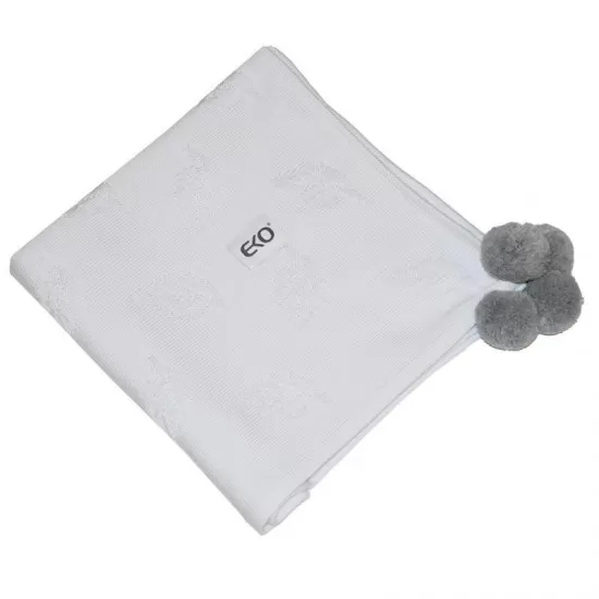 Paturica din bambus Eko 80x80 cm White Paturica din bambus Eko 80x80 cm White