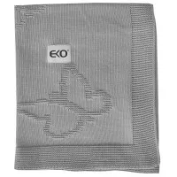 Paturica din bumbac Eko 80x100 cm Fluturasi Grey