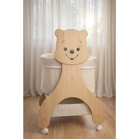 Patut Multifunctional cu leganare electrica, sunete si Bluetooth, AppeKids Buggy 