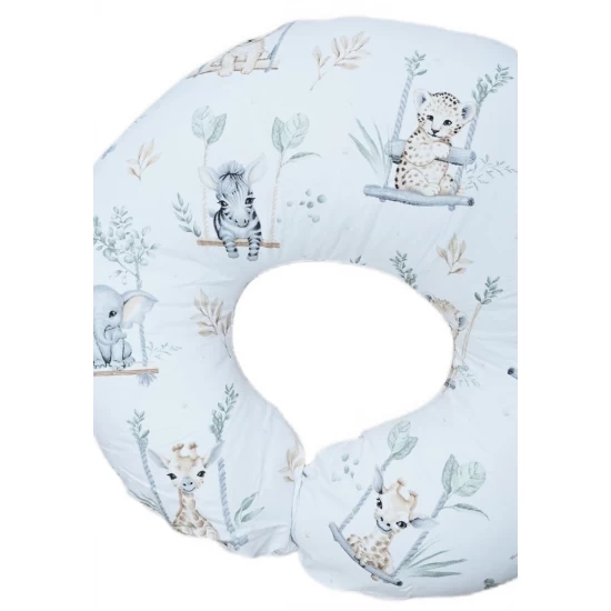 Perna pentru alaptare, 100% Bumbac, 60X60 cm, Appekids - Safari Perna pentru alaptare, 100% Bumbac, 60X60 cm, Appekids - Safari