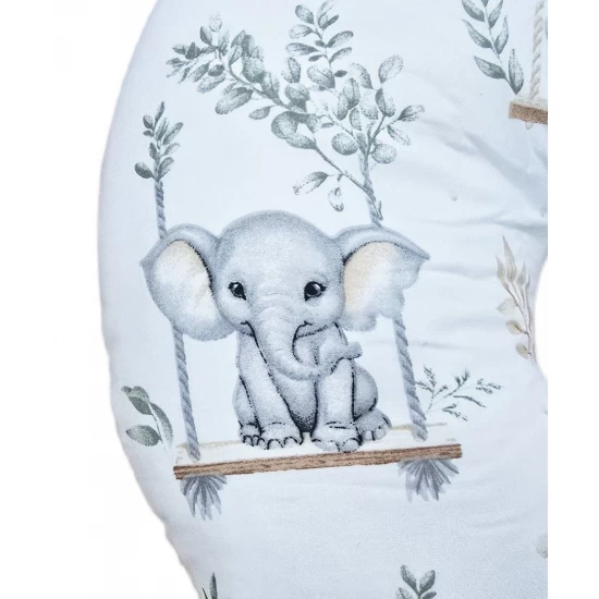 Perna pentru alaptare, 100% Bumbac, 60X60 cm, Appekids - Safari Perna pentru alaptare, 100% Bumbac, 60X60 cm, Appekids - Safari
