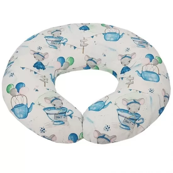 Perna pentru alaptare, 100% Bumbac, 60X60 cm, Eko - Mouse Perna pentru alaptare, 100% Bumbac, 60X60 cm, Eko - Mouse