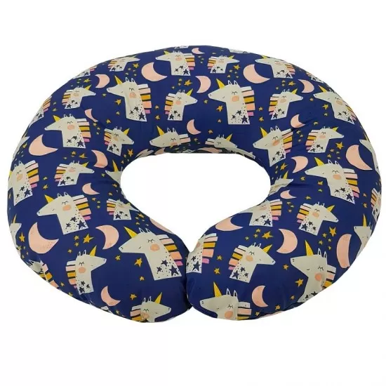 Perna pentru alaptare, 100% Bumbac, 60X60 cm, Eko - Navy Perna pentru alaptare, 100% Bumbac, 60X60 cm, Eko - Navy