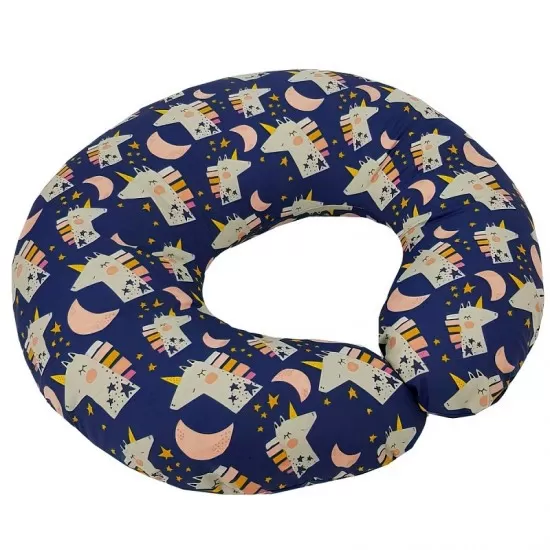 Perna pentru alaptare, 100% Bumbac, 60X60 cm, Eko - Navy Perna pentru alaptare, 100% Bumbac, 60X60 cm, Eko - Navy