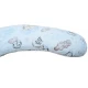 Perna pentru gravida, Fibre din silicon, 180 cm, Appekids - Clouds Perna pentru gravida, Fibre din silicon, 180 cm, Appekids - Clouds