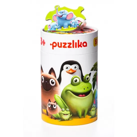 Puzzle 5 in 1 Cubika Familia Potrivita Puzzle 5 in 1 Cubika Familia Potrivita