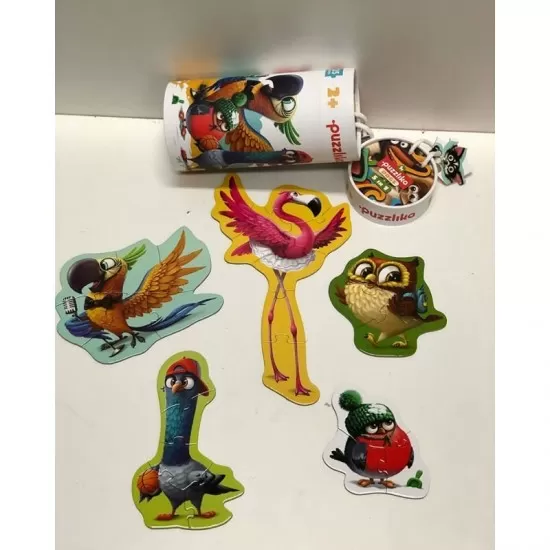 Puzzle 5 in 1 Cubika Birds 25 piese