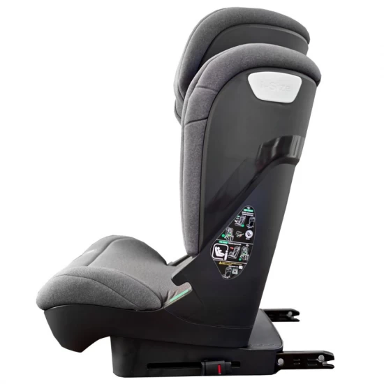 Scaun auto Appekids cu Isofix I-Size 100 -150 cm Q-Fix Grey