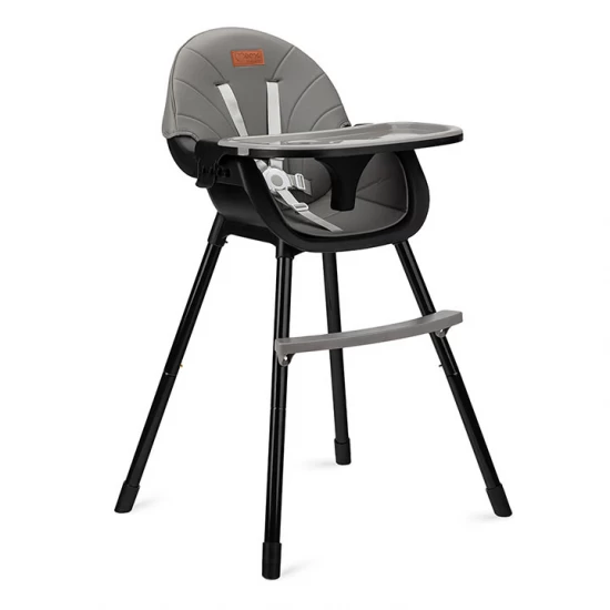 Scaun de masa copii Momi Reki, Piele ecologica, Black Scaun de masa copii Momi Reki, Piele ecologica, Black