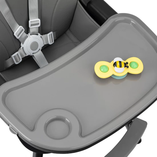 Scaun de masa copii Momi Reki, Piele ecologica, Black Scaun de masa copii Momi Reki, Piele ecologica, Black