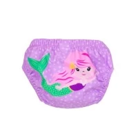 Set 2 chilotei de baie impermeabili, Zoocchini, protectie UPF50+, marime L, 24-36 Luni – Sirena