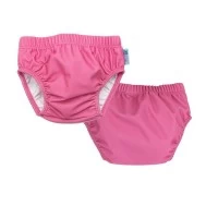 Set 2 chilotei de baie impermeabili, Zoocchini, protectie UPF50+, marime M, 12-24 Luni – Pink Shark