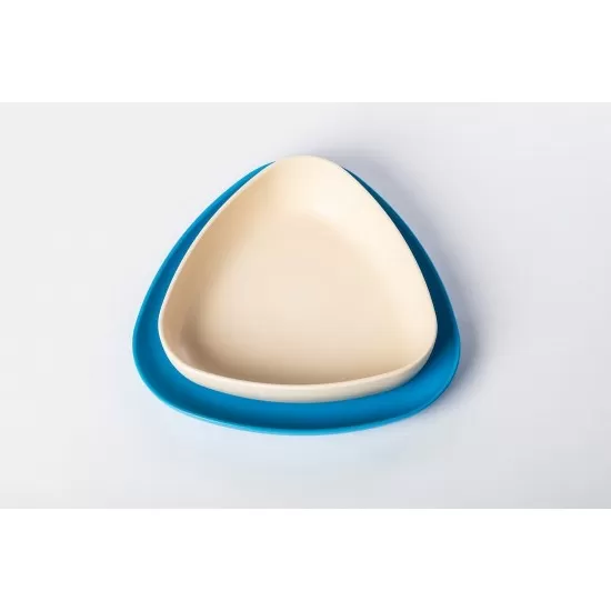 Set 2 farfurii eKoala BIOplastic White/Blue Set 2 farfurii eKoala BIOplastic White/Blue