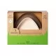 Set 2 farfurii eKoala BIOplastic White/Brown Set 2 farfurii eKoala BIOplastic White/Brown