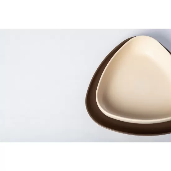 Set 2 farfurii eKoala BIOplastic White/Brown Set 2 farfurii eKoala BIOplastic White/Brown