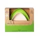 Set 2 farfurii eKoala BIOplastic White/Green Set 2 farfurii eKoala BIOplastic White/Green