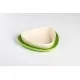 Set 2 farfurii eKoala BIOplastic White/Green Set 2 farfurii eKoala BIOplastic White/Green