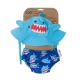 Set chilotel de baie si palarie, Marimea L, UPF 50+, Zoocchini, Shark, 1-2 ani