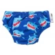 Set chilotel de baie si palarie, Marimea L, UPF 50+, Zoocchini, Shark, 1-2 ani