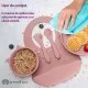 Set Diversificare, AppeKids, 100% Silicon, Kitty - Old Rose Set Diversificare, AppeKids, 100% Silicon, Kitty - Old Rose