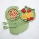 Set Diversificare, AppeKids, 100% Silicon, Kitty - Raw Green