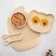 Set Diversificare, AppeKids, 100% Silicon, Panda - Bubble Beige Set Diversificare, AppeKids, 100% Silicon, Panda - Bubble Beige