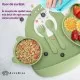 Set Diversificare, AppeKids, 100% Silicon, Panda - Raw Green Set Diversificare, AppeKids, 100% Silicon, Panda - Raw Green